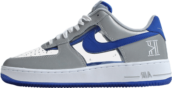 The Nike Air Force 1 Qs Kyrie Irving Wolf Grey Is Scheduled - Sneakers (640x387), Png Download