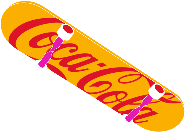 Skateboard - Coca Cola (1000x1000), Png Download