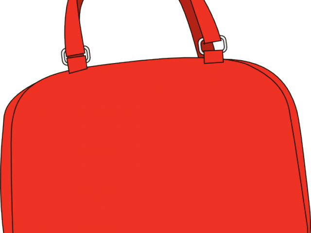Purse Clipart Orange Bag - Purse Clip Art (640x480), Png Download
