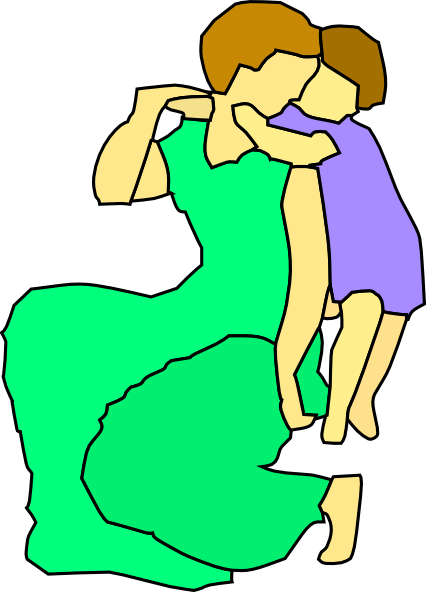 Kid Playing With Mom Svg Clip Arts 426 X 592 Px (426x592), Png Download