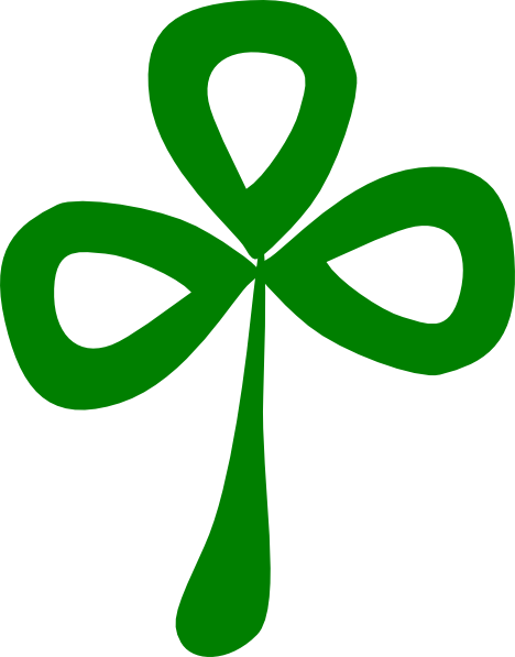 Three Leaf Clover Clip Art - Three Leaf Clover Png (468x597), Png Download