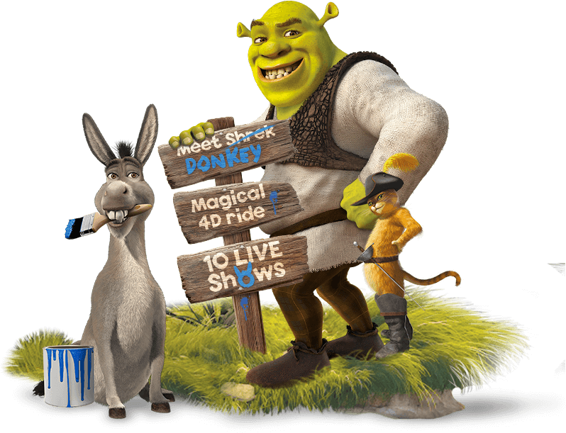 Shrek S Adventure London Official Tickets And Offers - Shrek Far Far Away Png (839x620), Png Download