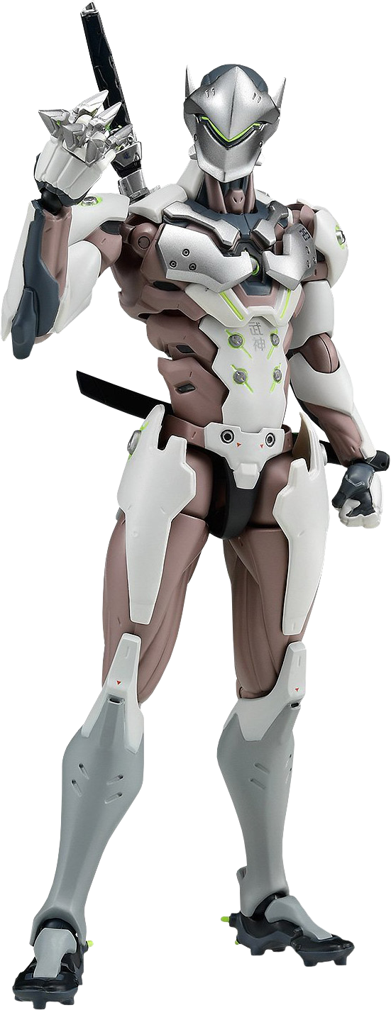 Overwatch - Overwatch Genji Figma Figure (551x1424), Png Download