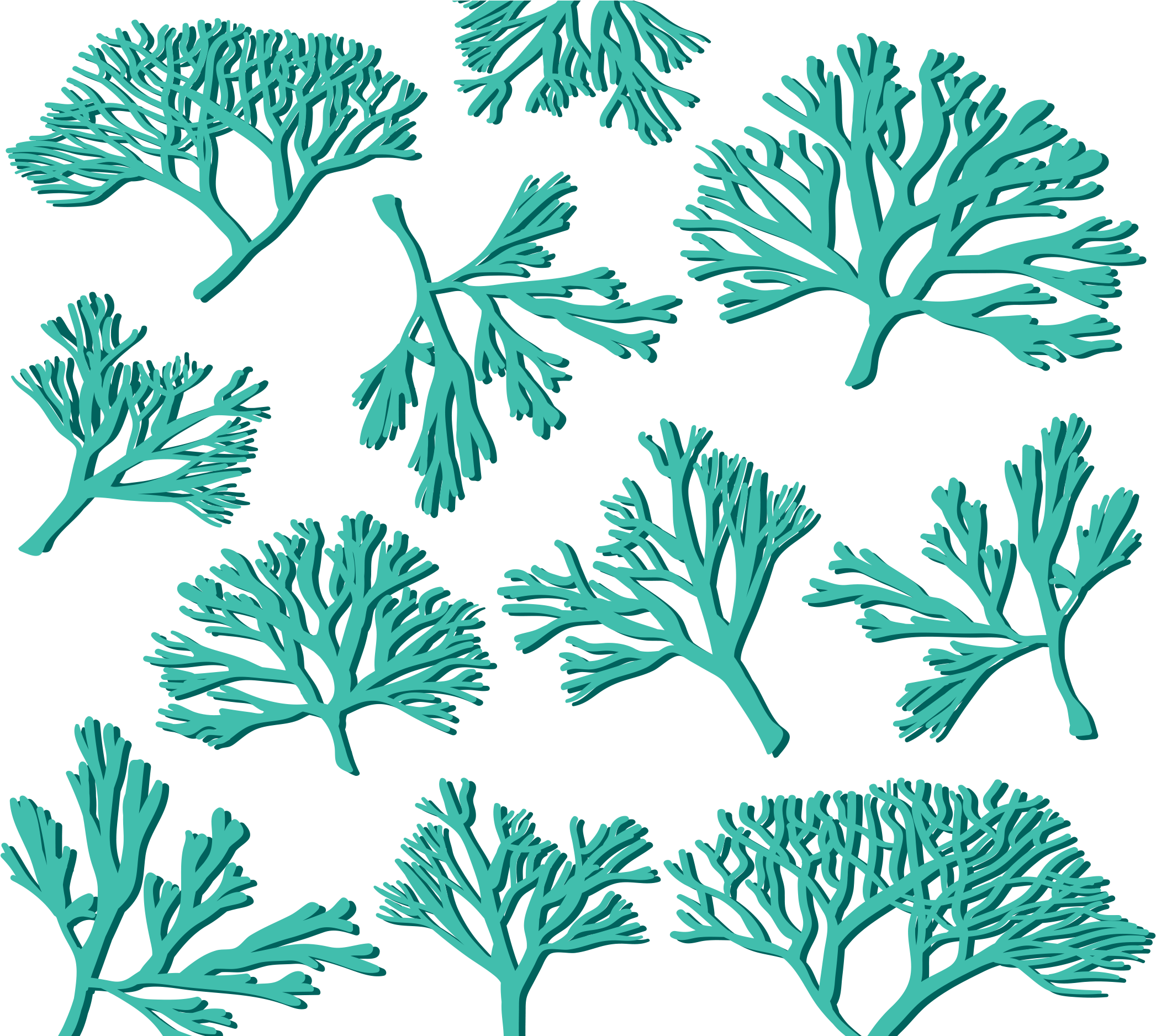 16oz Covocup Thermal Tumbler Teal And Turquoise Coral - Turquoise (2467x1875), Png Download