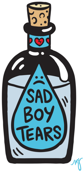 Sadboy Pin (600x600), Png Download