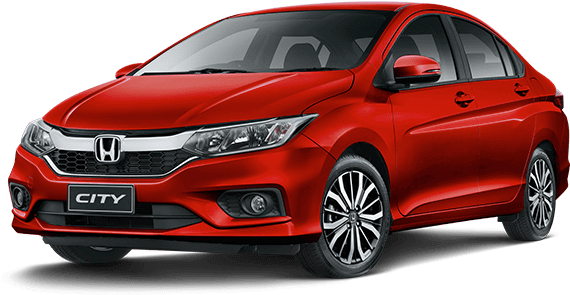 Vti-l - Honda City Red 2017 (700x359), Png Download