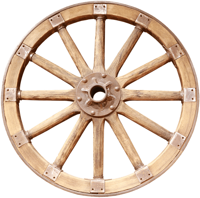 Old Wheel (792x720), Png Download