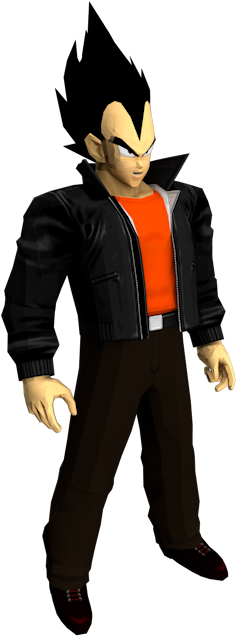 Download Zip Archive - Dragon Ball Z Budokai Vegeta (750x650), Png Download