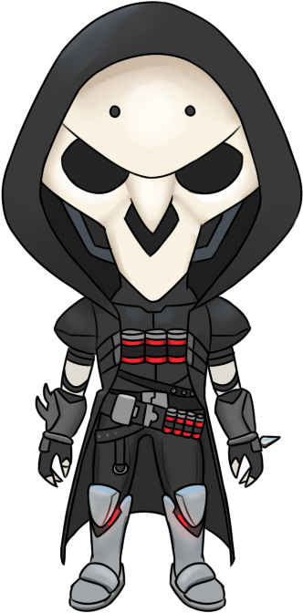 Chibi Reaper - Http - //i - Imgur - Com/9wyomb7 - Overwatch Clip Art (900x900), Png Download