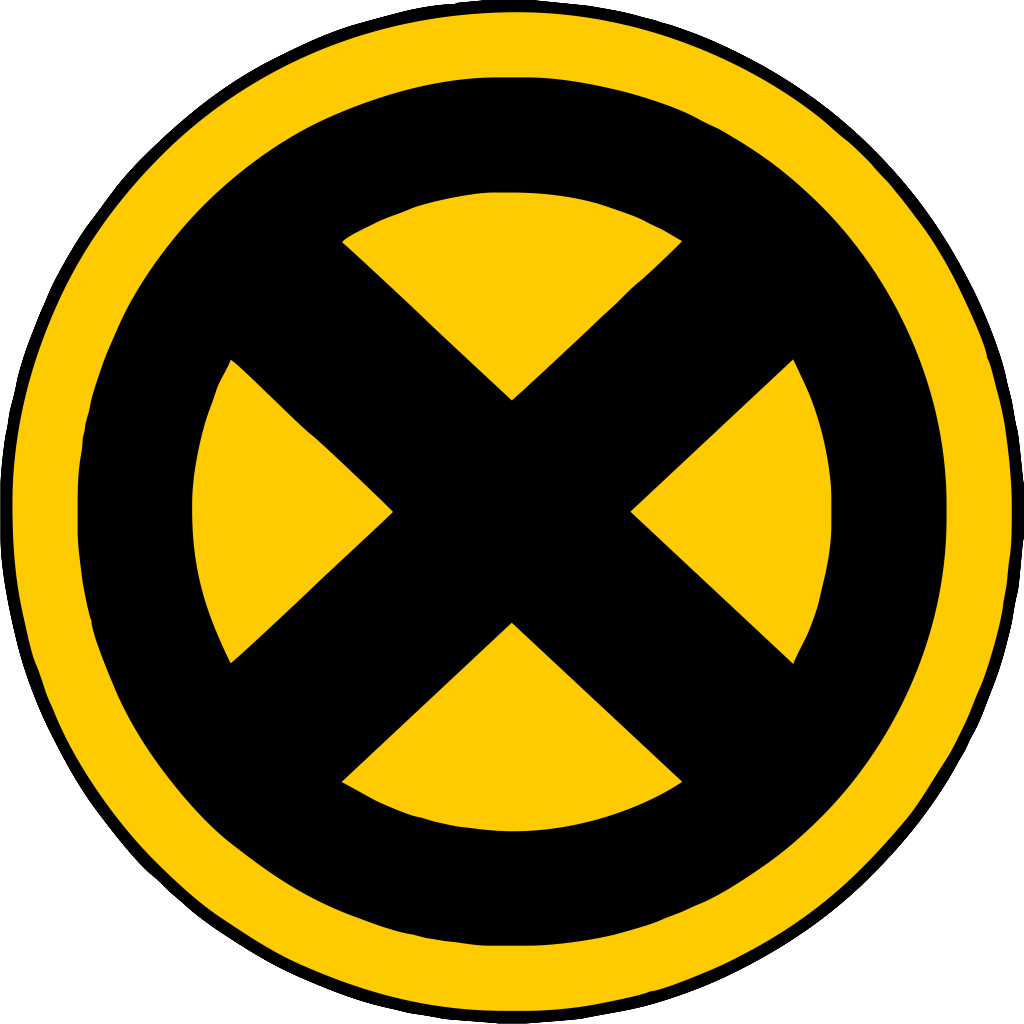 X Men Png Mart Xmen - Superhero Logos (1024x1024), Png Download