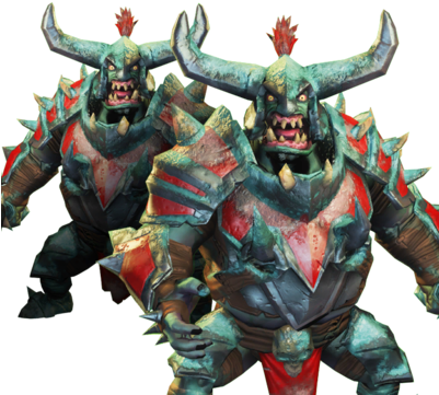 Frost Clan Heavy Orc Image - Orcs Must Die Medium Orc (400x405), Png Download