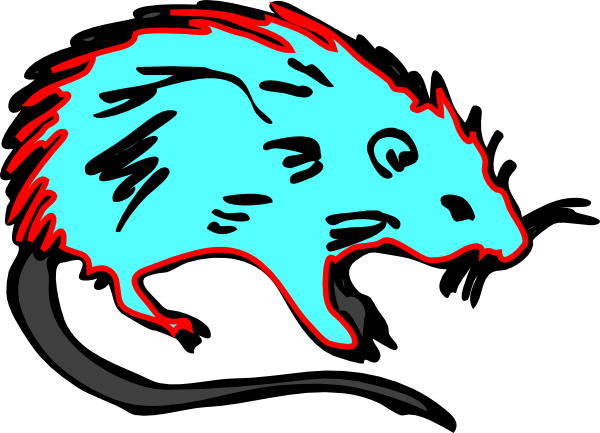 How To Set Use Hot Blue Rat Svg Vector (600x433), Png Download