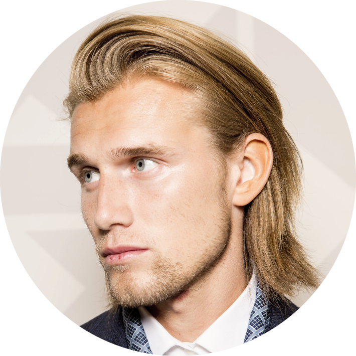 Men Deconstructor, £11 - Men Long Hair Matte Finish (710x710), Png Download