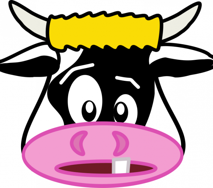 Cow Face Images Free Cow Face Images Free Free Funny - Funny Cartoon Cow Faces (678x600), Png Download