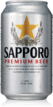 Sapporo Premium Beer (600x500), Png Download