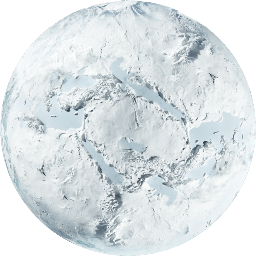 Ice Planet Png (894x894), Png Download