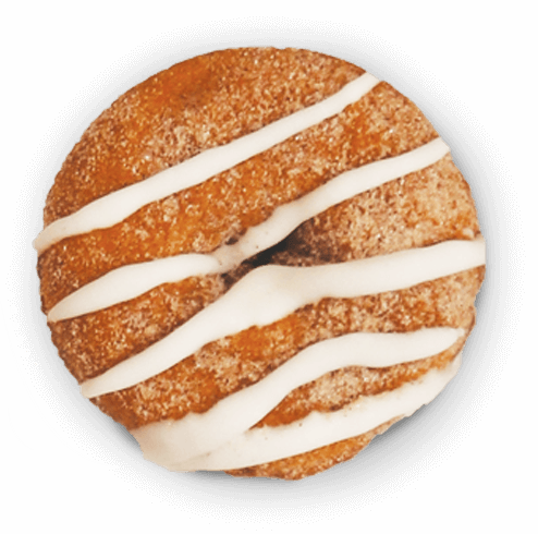 Make Your Own Cinnamon Sugar Donut - Cream Bun (494x490), Png Download