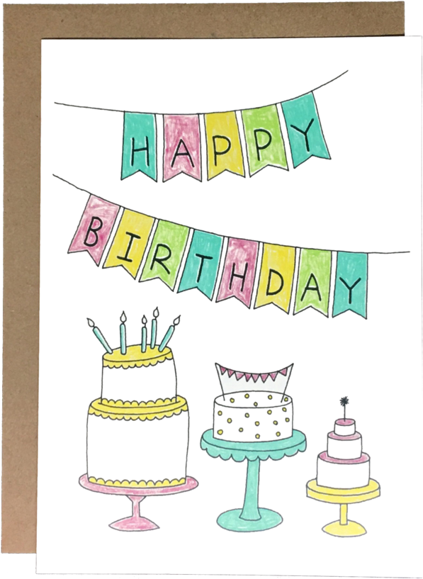 Cakes & Banners (1000x1000), Png Download