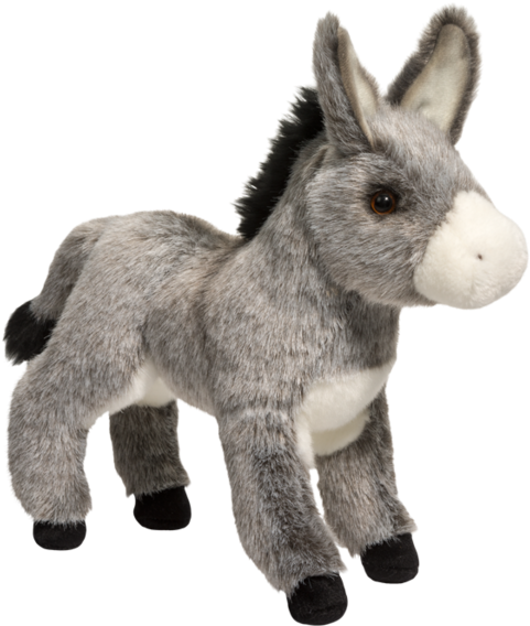 Elwood Donkey - Donkey Plush (600x600), Png Download