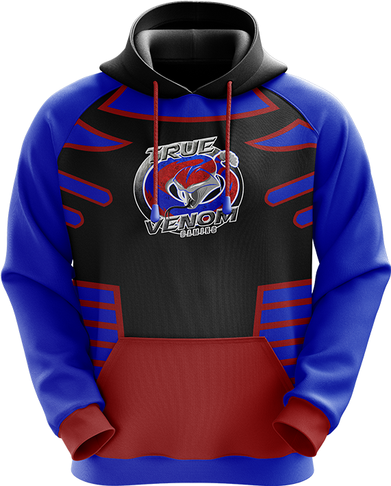 True Venom Gaming Pro Hoodie - Alien Breakout Hoodie, Custom Sweatshirt | Pull Over (613x755), Png Download