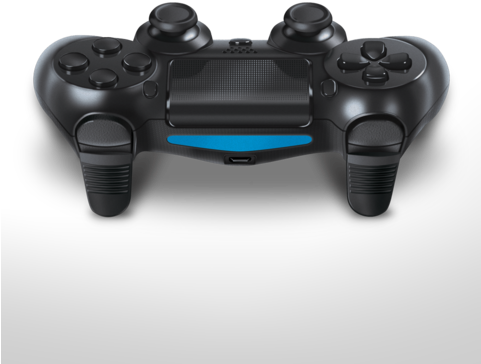 Quickshot For Ps4 Controllers Front View - Quickshots Ps4 (480x480), Png Download