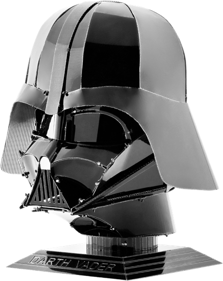 Picture Of Darth Vader Helmet - Metal Earth Star Wars Helmets (500x620), Png Download