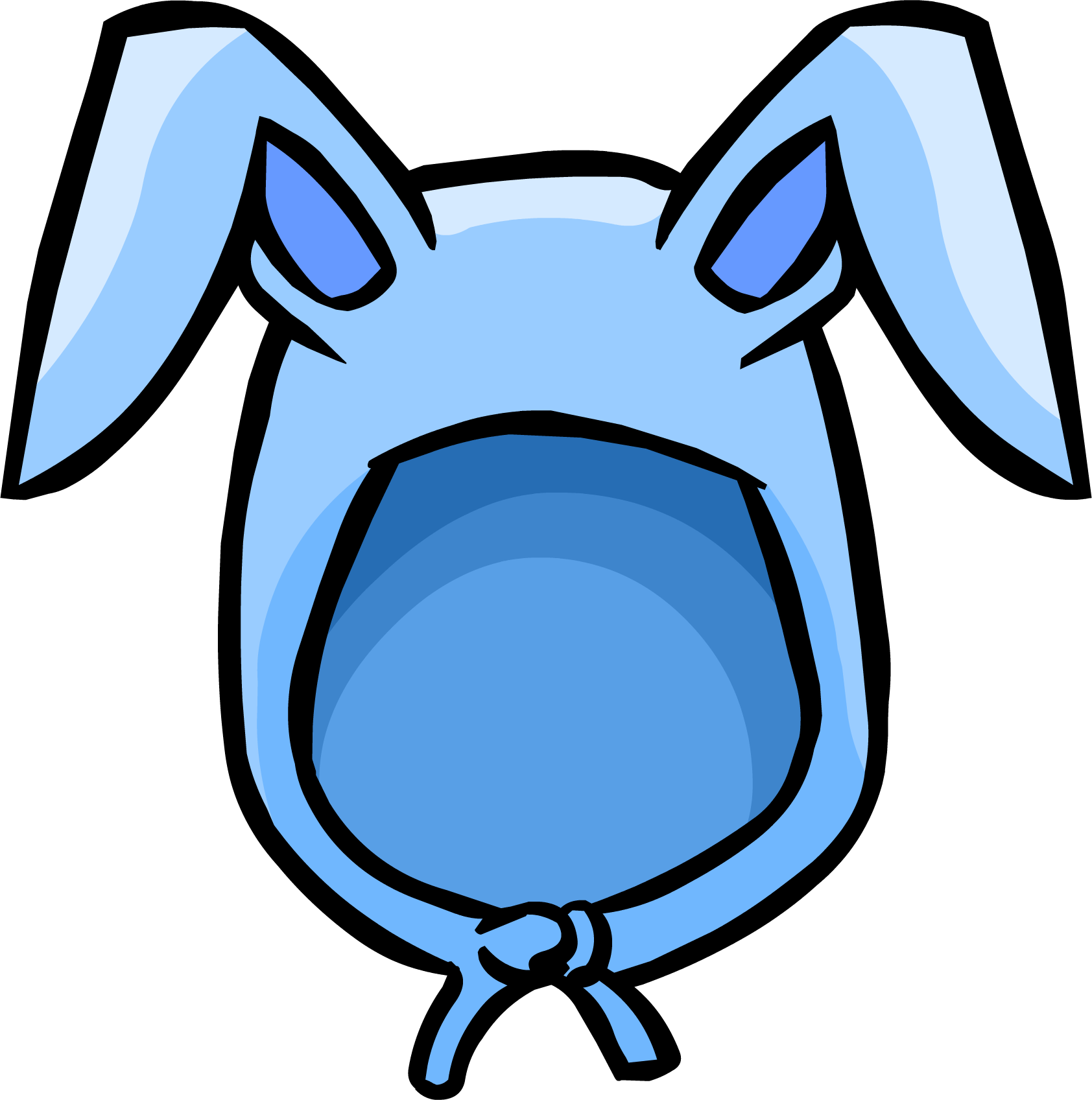 Image Ears Png Club Penguin Wiki Fandom - Logotipo De Bad Bunny (1684x1697), Png Download