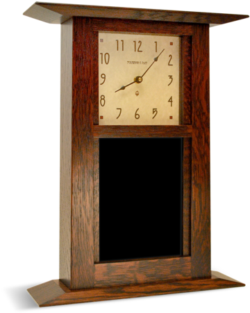 Arts And Crafts Clock - Schlabaugh & Sons Woodworking (480x480), Png Download