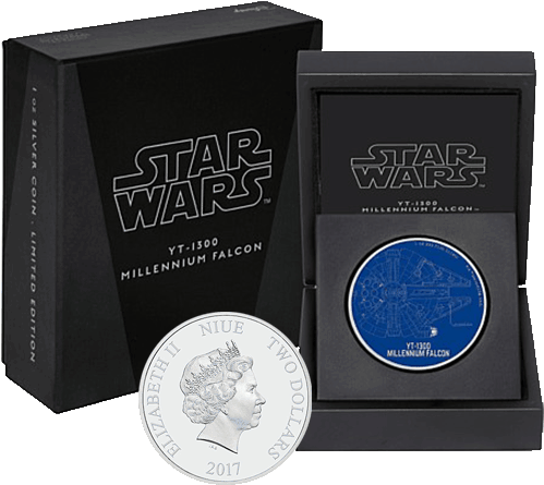 Silver Numismatic Star Wars Ships - Star Wars (500x500), Png Download