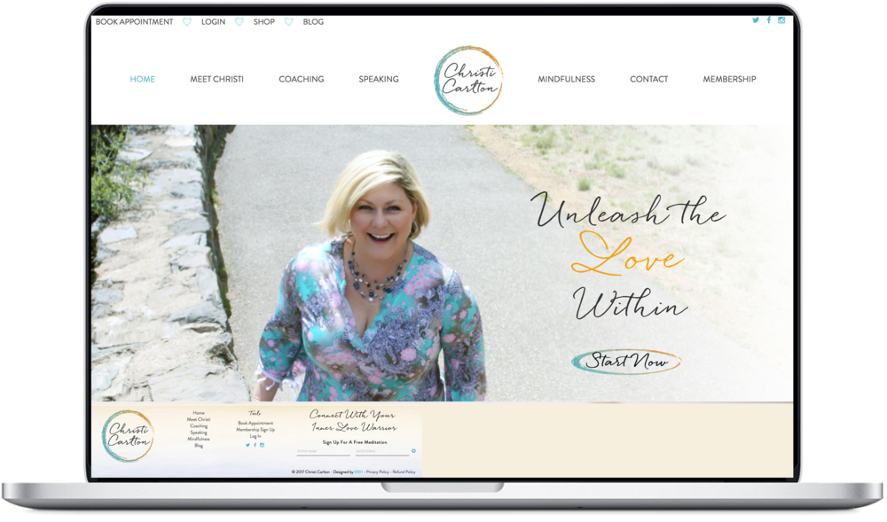 Christi Website - Website (1000x589), Png Download