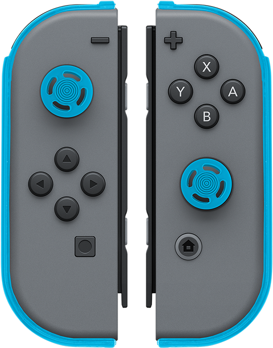 Joy Con Armor Guards 2 Pack Blue - Nintendo Switch Yellow Joy Con (800x800), Png Download