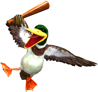 Duck - Mallard (400x368), Png Download