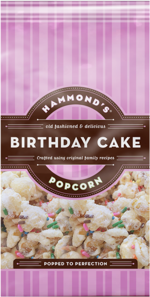 Birthday Cake Popcorn - Hammonds Birthday Cake Popcorn (533x800), Png Download