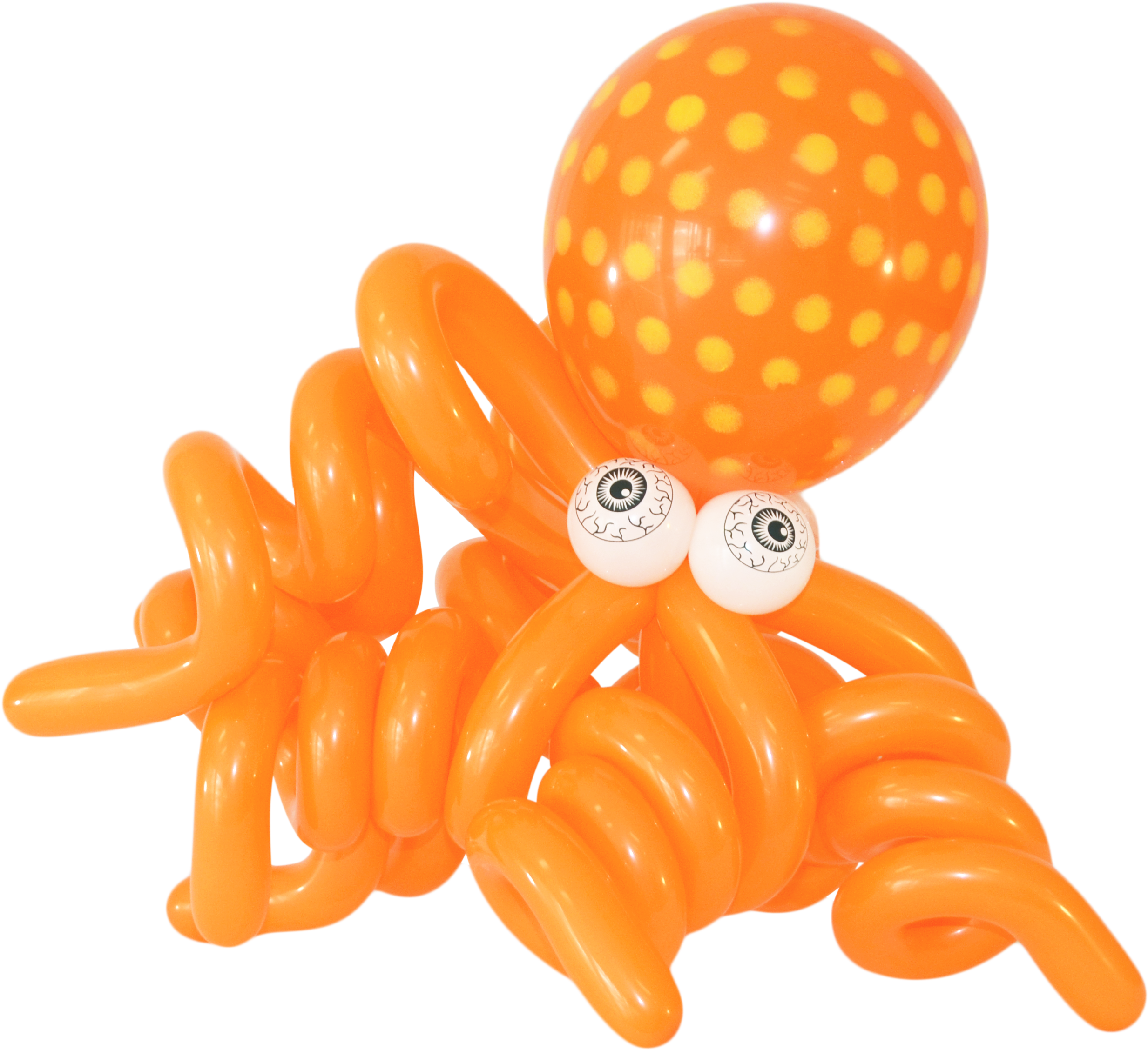 Octopus Balloon Animal - Balloon (3047x2766), Png Download