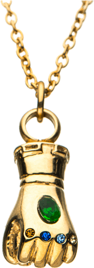 Infinity War - Infinity Gauntlet Necklace (600x600), Png Download