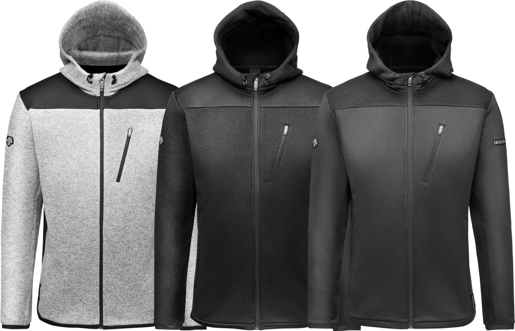 Men's Full Zip Polartec Jacket - Zipper (1720x1120), Png Download