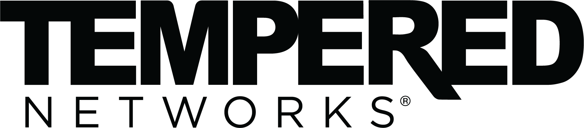 Tempered Black & White Logo - Logo (1883x415), Png Download