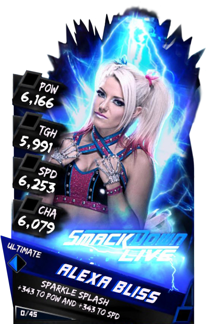 Alexabliss S3 14 Wrestlemania33 Supercard Alexabliss - Wwe Supercard John Cena Ultimate (733x1158), Png Download