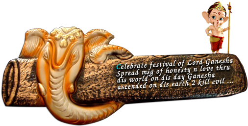 Lord Ganesha Ganesh Chaturthi Png Effects Nik Creation - Ganesh Chaturthi Background Png (600x300), Png Download
