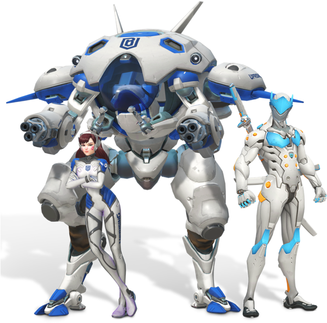 Va And Genji - Overwatch All Access Pass Skins (680x720), Png Download