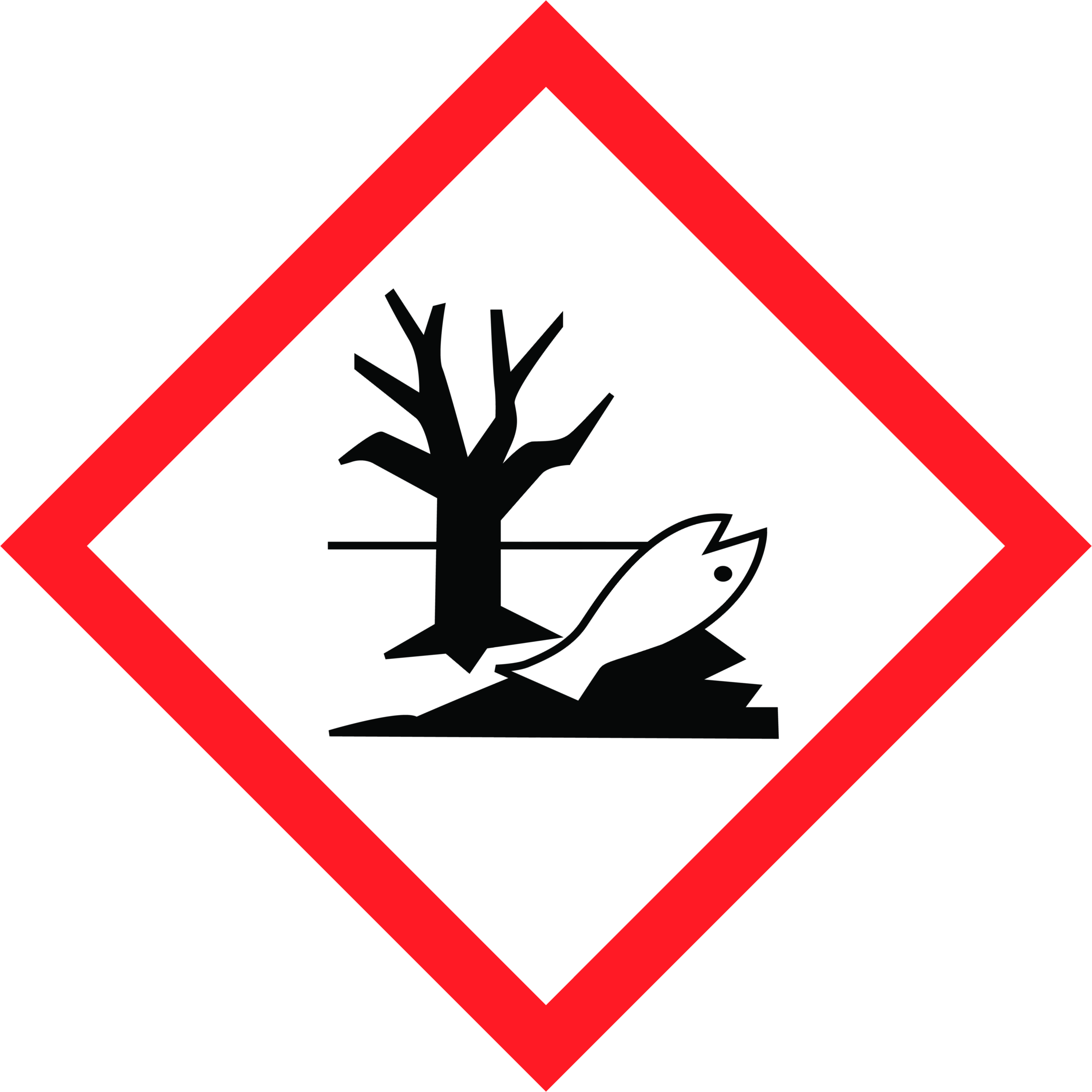 2 No Signal Word) Environment - Ghs Pictograms Environment (3000x3000), Png Download