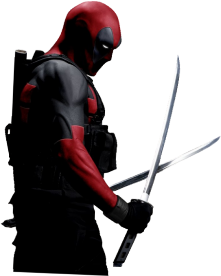 Png Royalty Free Stock Deadpool Clipart Movie - Renders De Deadpool (567x600), Png Download