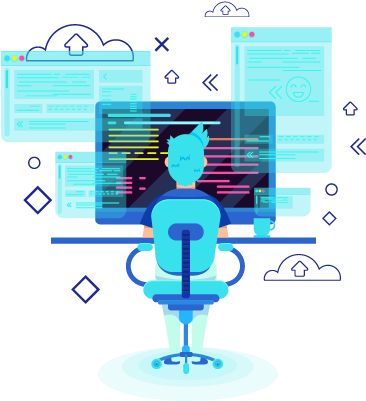 Custom Software Development Company Hire Software Developers - Computer (412x416), Png Download