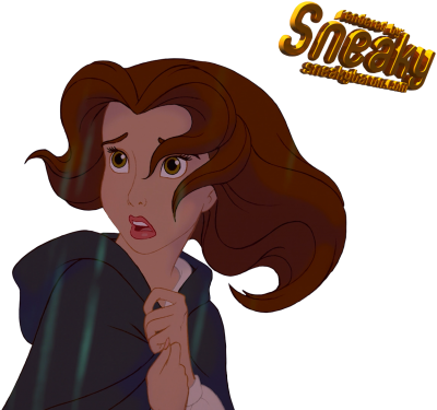 Beauty And The Beast - Cartoon (400x375), Png Download