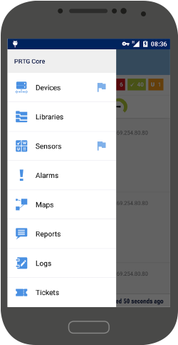 Prtg For Android, Prtg For Android - Android Application Package (280x511), Png Download