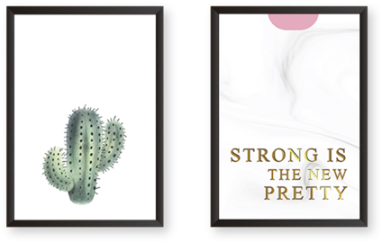 Strong Is The New Pretty - Art (480x480), Png Download