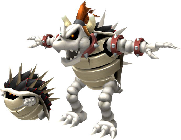 Download Zip Archive - Giga Dry Bowser Project M (750x650), Png Download