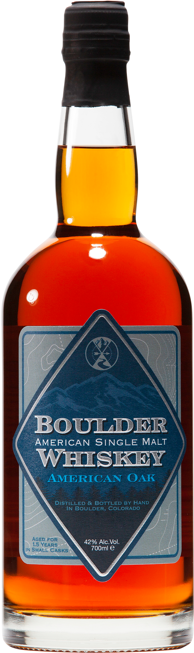 Boulder American Single Malt Whiskey - Boulder (1554x2500), Png Download