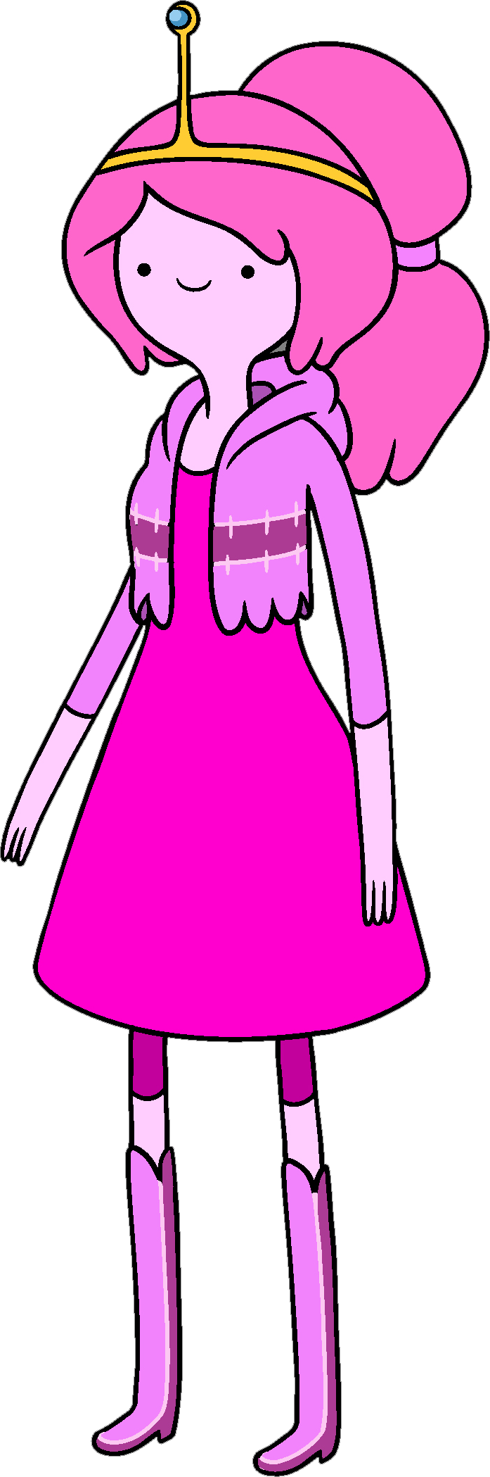 < Img Src - Adventure Time Characters Princess Bubblegum (697x2098), Png Download