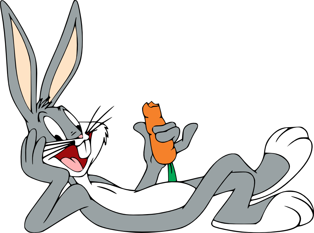 Vector Royalty Free Library Rabbit December St Misifusa - Bugs Bunny (1029x766), Png Download